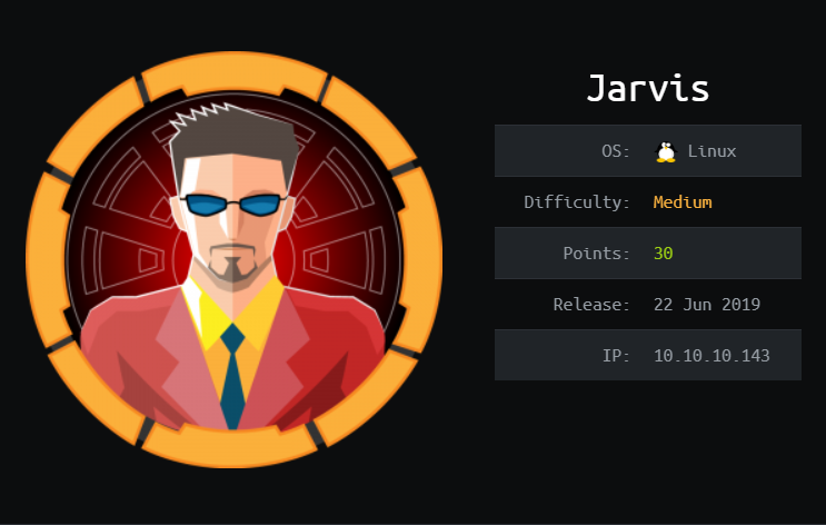 Hack the Box - Jarvis